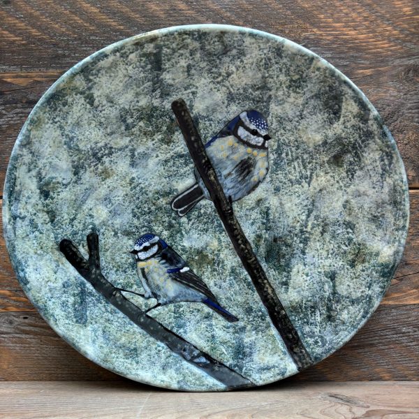 Blue Tit Oval Platter