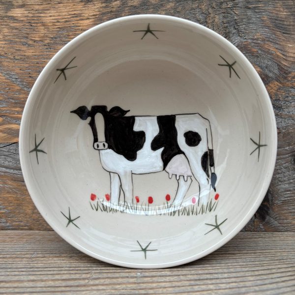 Clementine Cow Cereal Bowl