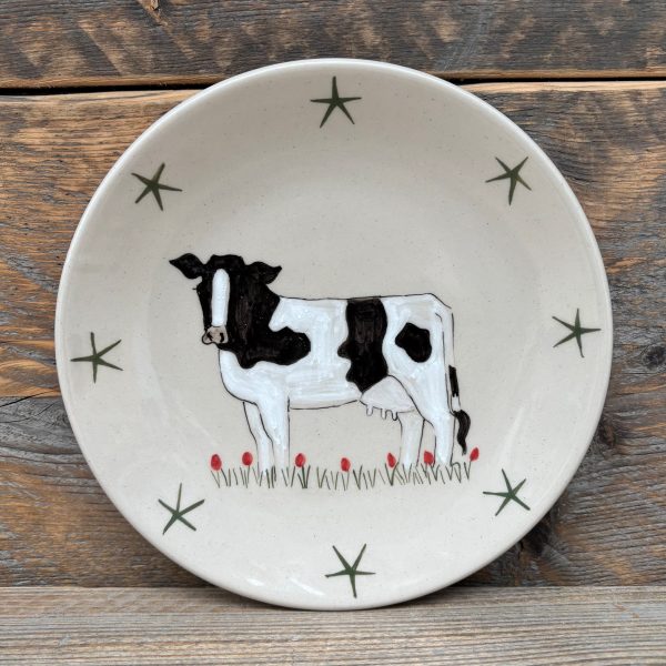 Clementine Cow Supper Plate