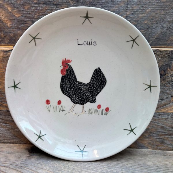 Cynthia Chicken Personalised Supper Plate