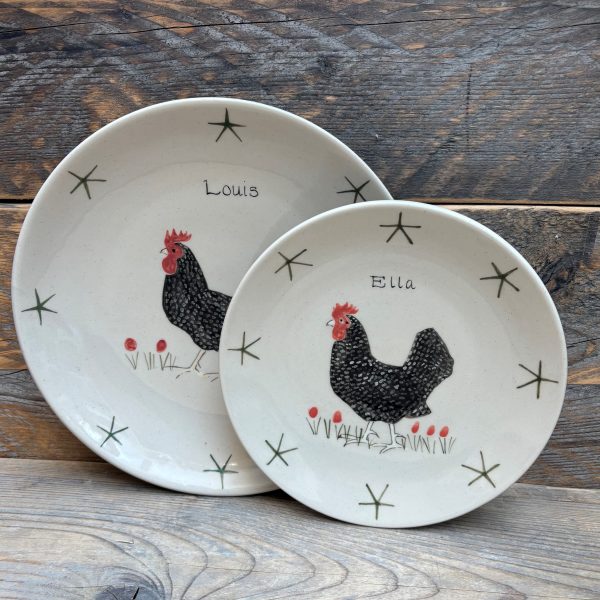 Cynthia Chicken Personalised Supper Plate - Image 2