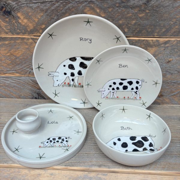 Perry Pig Personalised Tea Plate - Image 3