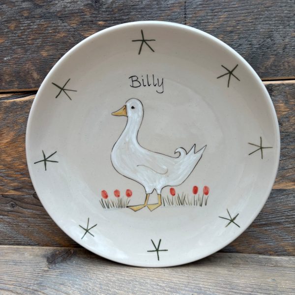 Desmond Duck Personalised Tea Plate