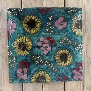 Fleurs Square Platter