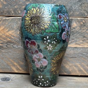 Fleurs Ovoid Vase