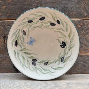Alternative view of Tuscan Olive Shallow Bowl