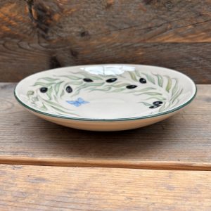 Tuscan Olive Shallow Bowl