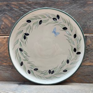 Tuscan Olive Small Round Plate